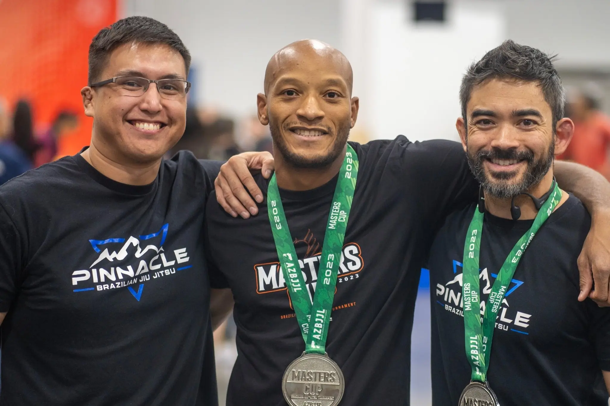 The Pinnacle BJJ team together at the Masters Cup tournament