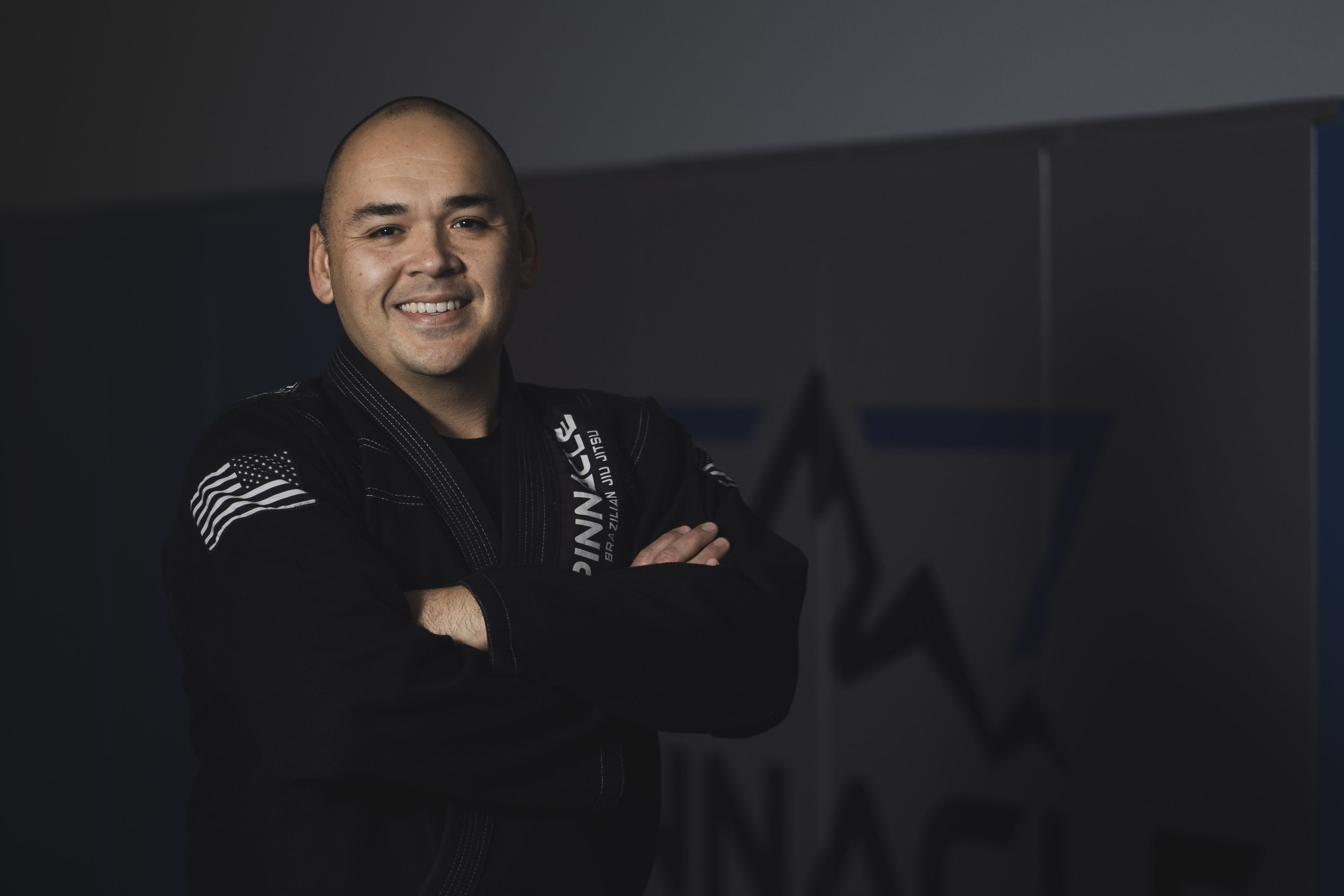 Coach Albert Abril, purple belt and Phoenix Fire Captain at Pinnacle BJJ